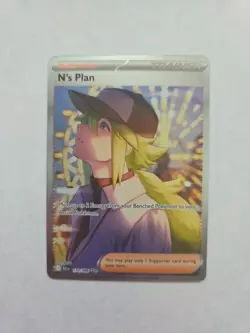 N’s Plan - 170/086 - Pokemon TCG SV: Black Bolt SIR NM+ Condition US Shipping - Image 1
