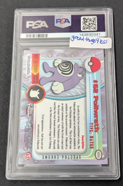 PSA 8 2000 TOPPS CHROME POLIWRATH POKEMON T.V.-SPECTRA - Image 4