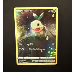 Pokemon TCG Turtwig Ultra Rare Full Art Holo GG31/GG70 Crown Zenith 80 HP Eng - Image 1