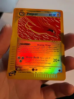 CLEAN NM Pidgeot 059/165 Expedition Base Set Reverse Holo Pokemon TCG - Image 4