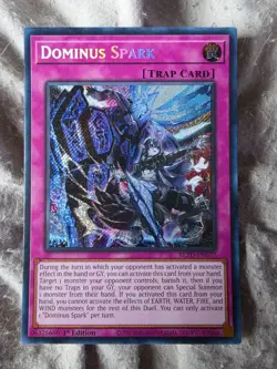 Yu-Gi-Oh! "DOMINUS SPARK" BLZD-EN077 1st Edition, Secret Rare NM - Image 1