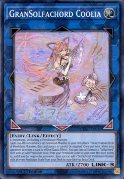GranSolfachord Coolia CYAC-EN049 Super Rare Cyberstorm Access Yu-Gi-Oh Near Mint - Image 1