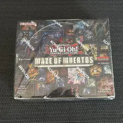 Yu-Gi-Oh Maze of Muertos Booster Box - Brand New Factory Sealed (24 Packs) TCG - Image 1
