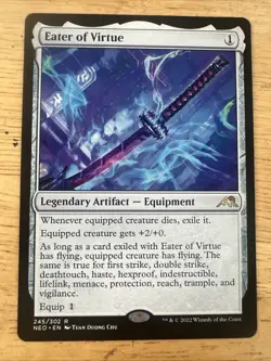 x1 Eater of Virtue - Kamigawa: Neon Dynasty - NM - MTG - Image 1