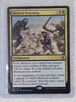 MTG Skeletal Swarming Adventures in the Forgotten Realms #232 Rare NM - Image 5
