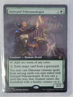 MTG Intrepid Paleontologist #381 Extended Art The Lost Caverns of Ixalan Rare NM - Image 4