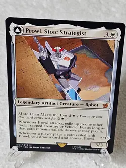 MTG Prowl, Stoic Strategist Universes Beyond Transformers #1 Magic Mythic NM - Image 1