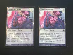2x Magic The Gathering - MTG Not of This World 8/248 Rise of the Eldrazi ROE LP - Image 1