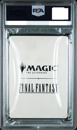 PSA9 Stainless Token MTG Final Fantasy One Winged Angel Sephiroth Japanese - Image 2
