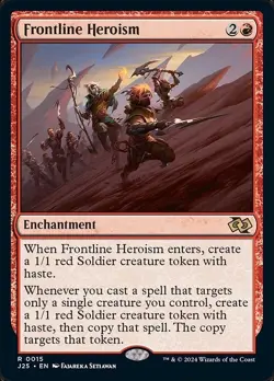 Frontline Heroism x1 1x Foundations Jumpstart J25 NM MTG - Image 1