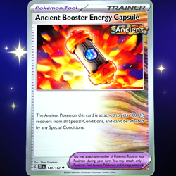Ancient Booster Energy Capsule - Uncommon - Pokemon TCG Temporal Forces #140/162 - Image 1