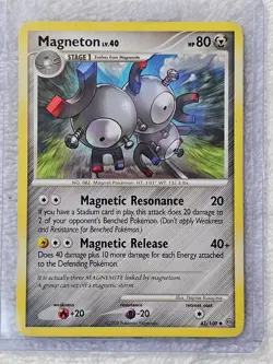 Pokemon TCG Magneton (42) - Stormfront (SF) 42/100 2008 - Uncommon NM - Image 4