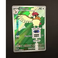 The Pokemon Company Pokemon TCG Pidgeotto Illus Rare Rev Holo 208/197 SV03 Eng - Image 1