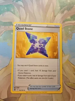 Quad Stone 163/195 Uncommon Silver Tempest Pokemon TCG - Image 1