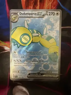 Pokemon Dudunsparce ex SV09: Journey Together Double Rare Full Art Holo 178/159… - Image 1