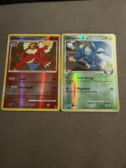 Pokemon TCG 2 Card Lot - Charmeleon LV.31, Heracross LV.51 Holo - Image 1