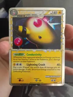 Ampharos Prime 105/123 Holo Ultra Rare HeartGold SoulSilver 140 HP English - Image 1