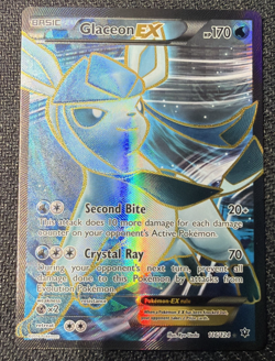 The Pokemon Company Glaceon EX 116/124 Fates Collide Ultra Rare Full Art Holo - Image 1