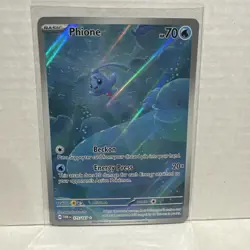 Phione Illustration Rare Pokemon TCG Sv06: Twilight Masquerade Holo Card 175/167 - Image 1