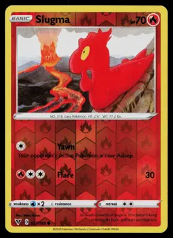 SLUGMA 027/185 COMMON VIVID VOLTAGE POKEMON REVERSE HOLO NM - Image 1