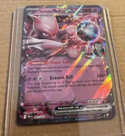 Pokemon Team Rocket's Mewtwo Ex Scarlet & Violet Destined Rivals DRI 081/182 TCG - Image 1