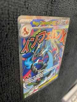 Pokemon Mega Charizard X EX 023 Me: Mega Evolution Promo Holo 360 HP English - Image 3