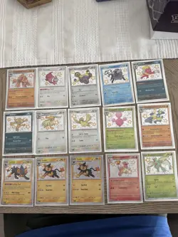 Pokemon Paldean Fates Shiny Card Lot Of 20 Charmeleon Lucario Weavile & More - Image 1