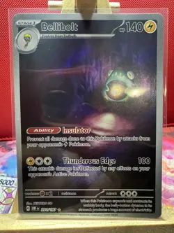 Bellibolt IR 201/197 Obsidian Flames Illustration Rare Holo Pokemon NM - Image 1