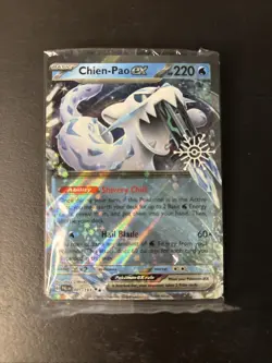 Chien-Pao ex 061/193 Sealed Promo Holo Pokemon Card Paldea Evolved NM - Image 1