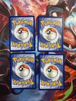 Pokemon TCG Phantasmal Flames Cosmos Holos Reshiram 017/Zacian 045Lot Of 4 Cards - Image 2