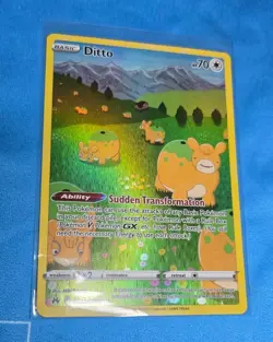Pokemon TCG Ditto Crown Zenith Galarian Gallery Holo Ultra Rare Card GG22/GG70 - Image 3