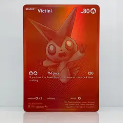 VICTINI - 171/086 - Black Bolt - Holo Red Monotone Rare - Pokemon TCG - Image 1