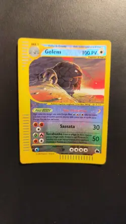 2003 Skyridge Golem Crystal reverse 148/144 Secret Rare Pokemon tcg italiana 151 - Image 1