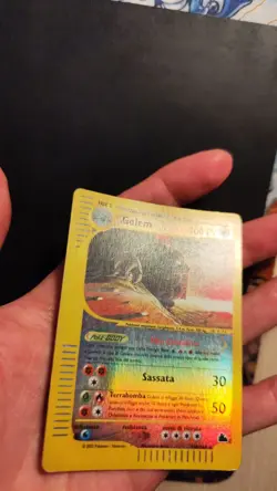 2003 Skyridge Golem Crystal reverse 148/144 Secret Rare Pokemon tcg italiana 151 - Image 3
