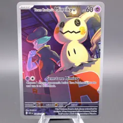 Team Rocket's Mimikyu 238/217 Illustration Rare Ascended Heroes Pokemon TCG NM - Image 1
