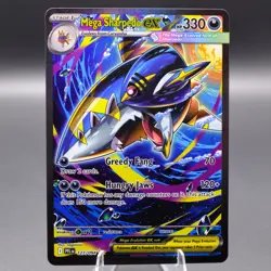 Mega Sharpedo ex 127/094 SIR ME02: Phantasmal Flames Pokemon TCG NM - Image 1