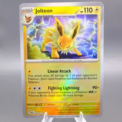 Jolteon (Master Ball Pattern) 029/131 Rare Prismatic Evolutions Pokemon TCG NM - Image 1