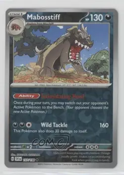 Mabosstiff Reverse Foil Pokemon Scarlet & Violet Paldean Fates #063 - Image 1