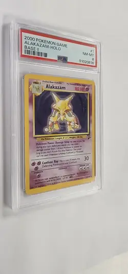 PSA 8 Pokemon Card: Alakazam 1/130 2nd Base Set Holo - Image 3