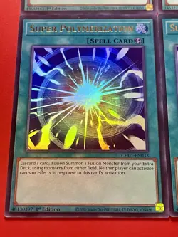 3x Super Polymerization | Ultra Rares + 3x Lightning Storm | Rares | YuGiOh! - Image 3