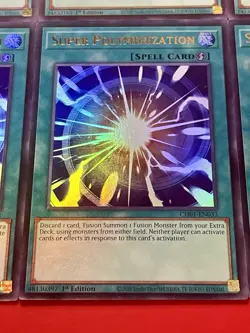 3x Super Polymerization | Ultra Rares + 3x Lightning Storm | Rares | YuGiOh! - Image 5