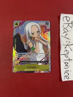 One Piece TCG English S-Snake OP13-114 Carrying On His Will Alt Art Alternate - Image 1