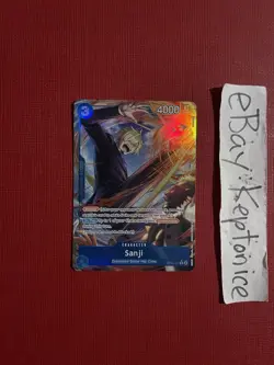 One Piece TCG Sanji Alt Art Rare R Adventure On Kami’s Island OP15-047 Parallel - Image 1