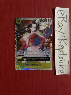 One Piece TCG Boa Hancock OP14-112 Super Rare Foil The Azure Sea’s Seven SR - Image 1