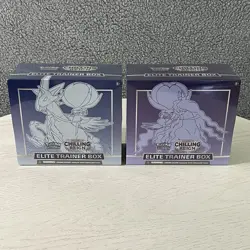 Pokemon Chilling Reign Elite Trainer Box ETB Sword & Shield Sealed New Lot of 2 820650808630 - Image 1