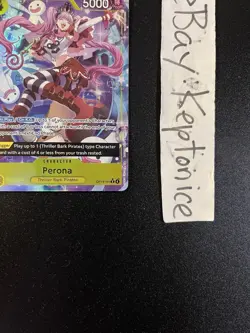 One Piece TCG ENGLISH Perona OP14-111 Alt Art The Azure Sea’s Seven Alternate R - Image 3
