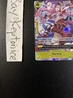 One Piece TCG ENGLISH Perona OP14-111 Alt Art The Azure Sea’s Seven Alternate R - Image 5