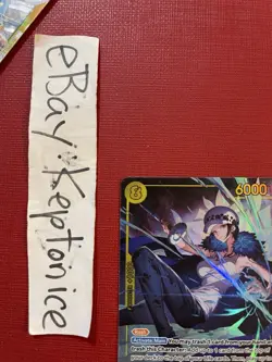 One Piece TCG ENGLISH Trafalgar Law EB03-062 Alternate ALT ART Heroine’s Edition - Image 4