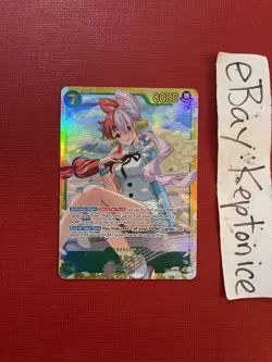 One Piece TCG ENGLISH Uta EB03-061 SEC Gold Secret Rare Heroine’s Edition - Image 1
