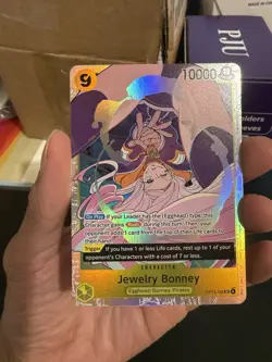 One Piece Card Game Jewelry Bonney OP13-108 SR Foil EN Carrying On His Will NM - Image 1